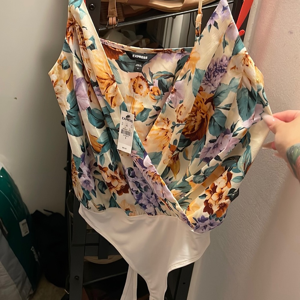 Brand new Express bodysuit with tags size small